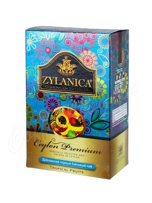 Чай черный Zylanica Ceylon Premium Collection Тропические фрукты 100г