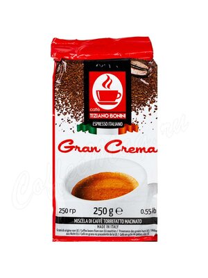 Кофе Caffe Tiziano Bonini молотый Gran Crema 250 г
