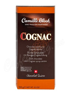 Camille Bloch Cognac Горький шоколад с коньяком 100 г 