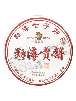 Чай Пуэр Дар из Мэнхай блин шу 357 г 