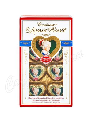 Reber Constanze Mozart Heart Шоколадные сердечки  80г