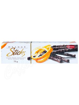 Carletti Sticks Orange темный шоколад со вкусом апельсина 75 г